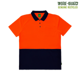 Work-Guard Recycled Hi Vis Non Taped Polo