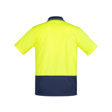 Syzmik Mens Hi Vis Comfort Back S/S Polo