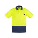 Syzmik Mens Hi Vis Comfort Back S/S Polo