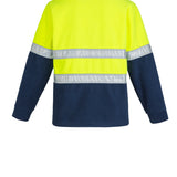 Syzmik Mens Hi Vis Zip Polar Fleece Pullover - Hoop Taped