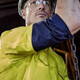 Syzmik Mens Rugged Cooling Hi Vis L/S Shirt
