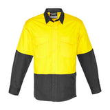 Syzmik Mens Rugged Cooling Hi Vis L/S Shirt