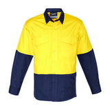 Syzmik Mens Rugged Cooling Hi Vis L/S Shirt