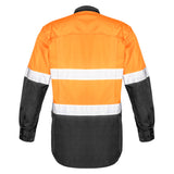 Syzmik Mens Rugged Cooling Hi Vis Taped L/S Shirt
