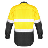 Syzmik Mens Rugged Cooling Hi Vis Taped L/S Shirt
