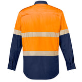Syzmik Mens Rugged Cooling Hi Vis Segmented Tape L/S Shirt