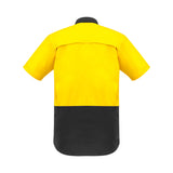 Syzmik Mens Rugged Cooling Hi Vis S/S Shirt