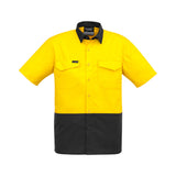 Syzmik Mens Rugged Cooling Hi Vis S/S Shirt
