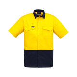 Syzmik Mens Rugged Cooling Hi Vis S/S Shirt