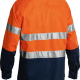 Bisley Hi Vis Taped Long Sleeve Drill Shirt