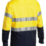 Bisley Hi Vis Taped Long Sleeve Drill Shirt
