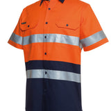 JB's Wear Hi Vis Short Sleeve Cotton Shirt 6HSS