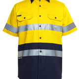 JB's Wear Hi Vis Short Sleeve Cotton Shirt 6HSS