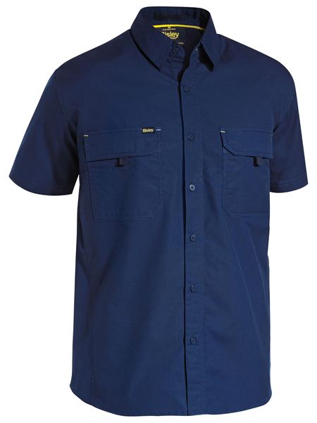 Bisley Mens X-Airflow Ripstop Short Sleeve Shirt