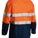 Bisley Hi Vis Taped Long Sleeve Lightweight Shirt