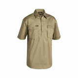 Bisley Closed Front Drill Shirt - Short Sleeve