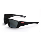 Cuba Safety Glasses, Gloss Black Frame, Polarised Smoke Lens