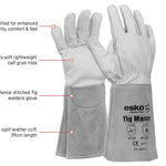Esko Safety-TIG MASTER Tig welders glove, calf grain, 39cm length with extended safety cuff-Discount Workwear NZ