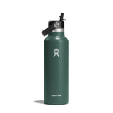 21oz (621ml) Standard Mouth Flex Straw Hydro Flask