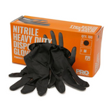 Pro-Choice Black H/DUTY Powder Free Gloves