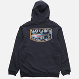 Salty Crew Big Blue Full Zip Through Fleece Hoodie