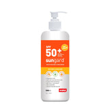 SUNGARD SPF 50 Sunscreen with Aloe vera & Vitamin E, 500ml pump bottle