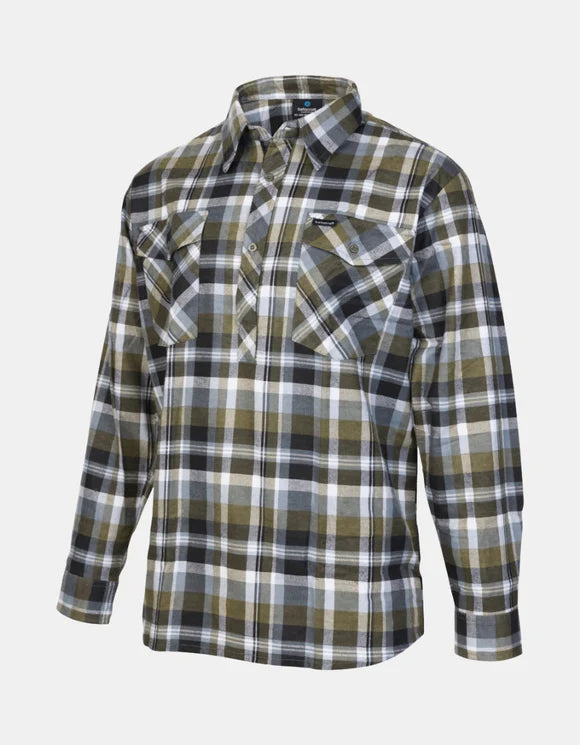 Brushed Cotton Closed Front Shirt