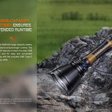 Fenix HT18R Long Distance Rechargeable Flashlight