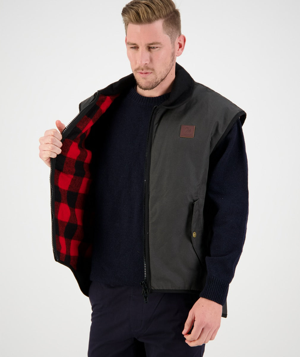 Swanndri Foxton Oilskin Vest