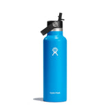 21oz (621ml) Standard Mouth Flex Straw Hydro Flask