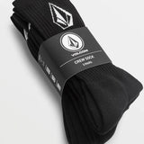 Volcom Sock 3PK Black/White