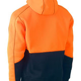 Bisley Hi Vis Fleece Hoodie Pullover