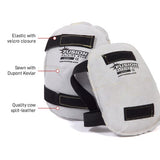 Fusion Welders Kneepads, Quality Chrome Leather, Kevlar Stitched, Velcro Straps