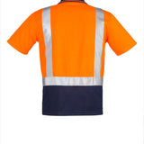 Syzmik Mens Hi Vis Spliced S/S Polo - Shoulder Taped
