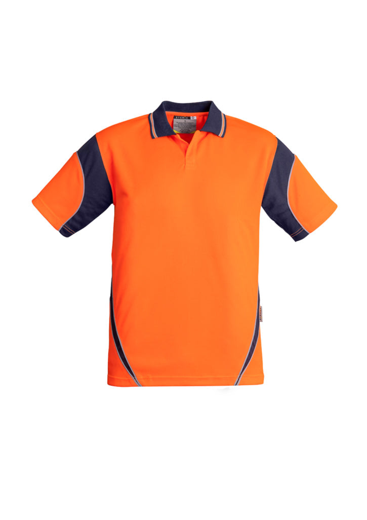 Syzmik Mens Hi Vis Aztec S/S Polo