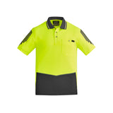 Syzmik Mens Hi Vis Flux S/S Polo