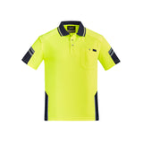 Syzmik Mens Hi Vis Reinforced Squad S/S Polo