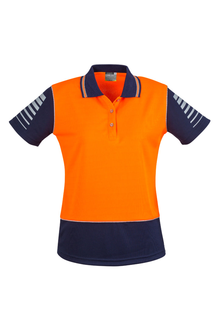 Syzmik Womens Hi Vis Zone Polo