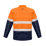 Syzmik Mens Hi Vis Cotton Drill Jacket