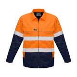 Syzmik Mens Hi Vis Cotton Drill Jacket