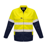 Syzmik Mens Hi Vis Cotton Drill Jacket