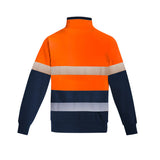 Syzmik Mens Flame Hi Vis 1/4 Zip Fleece Pullover- Hoop Taped