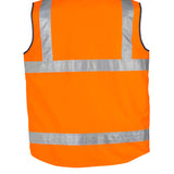 Syzmik Mens Hi Vis Lightweight Waterproof Vest