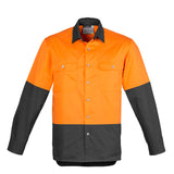 Syzmik Mens Hi Vis Industrial L/S Shirt