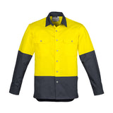 Syzmik Mens Hi Vis Industrial L/S Shirt