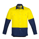 Syzmik Mens Hi Vis Industrial L/S Shirt