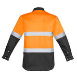 Syzmik Mens Hi Vis Industrial L/S Shirt - Hoop Taped