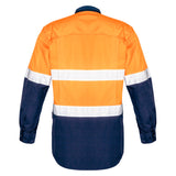 Syzmik Mens Rugged Cooling Hi Vis Taped L/S Shirt