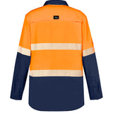 Syzmik Mens Hi Vis Outdoor Segmented Tape L/S Shirt