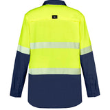 Syzmik Mens Hi Vis Outdoor Segmented Tape L/S Shirt